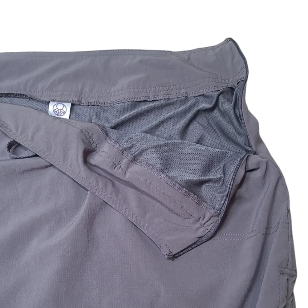 Te Verde New York Nylon Skirt Skort Gray Size XL - Picture 8 of 12